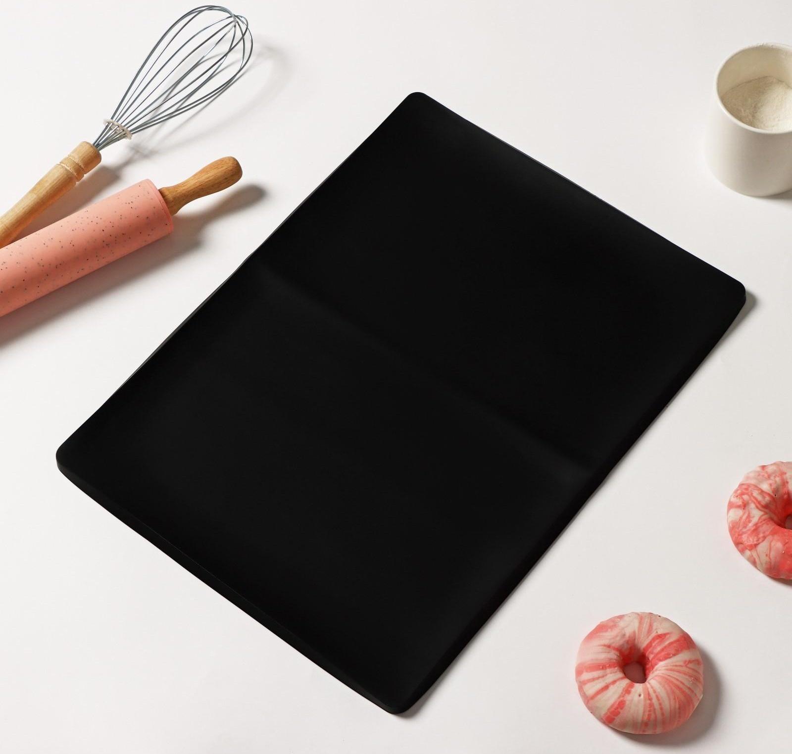 Противень силиконовый «Криспи», 40×30 см, цвет МИКС