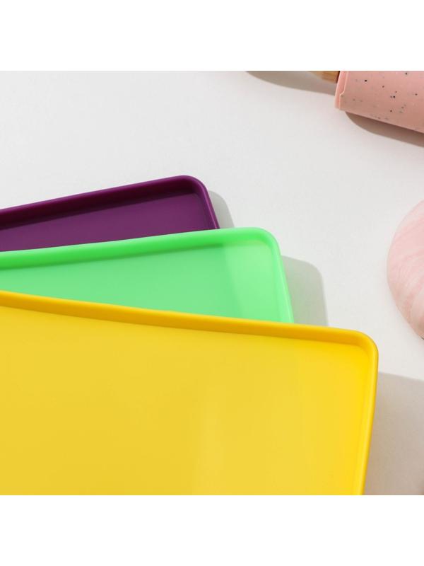 Противень силиконовый «Криспи», 40×30 см, цвет МИКС