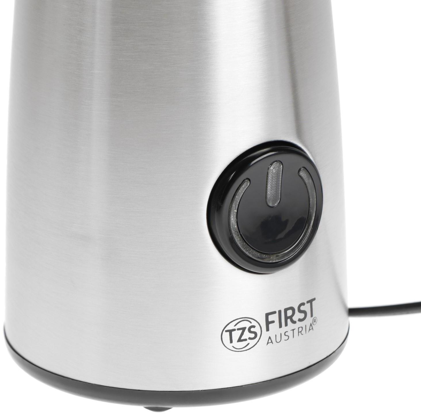 Кофемолка FIRST FA-5485-3, электрическая, 150 Вт, 50 г, серебристая