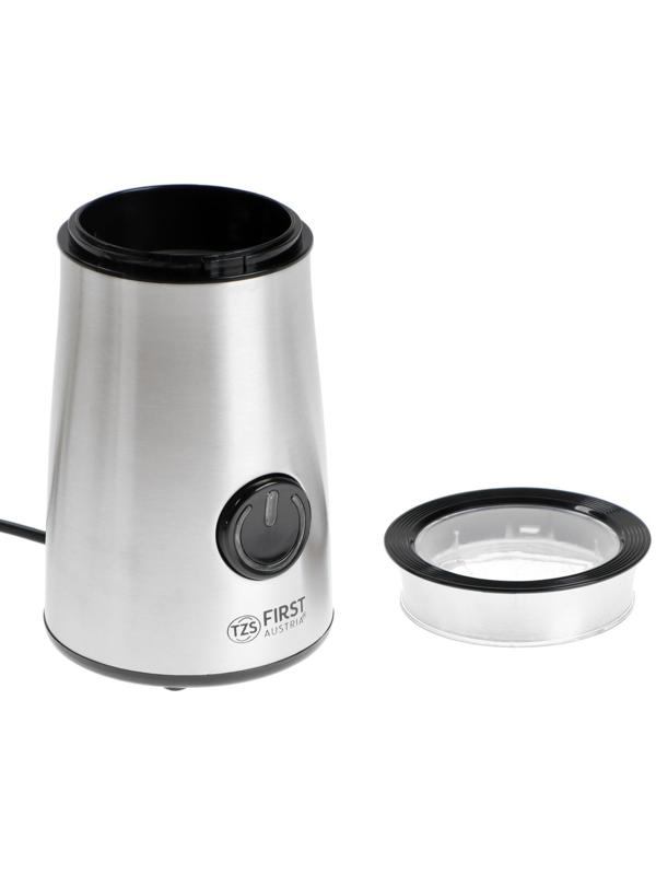 Кофемолка FIRST FA-5485-3, электрическая, 150 Вт, 50 г, серебристая