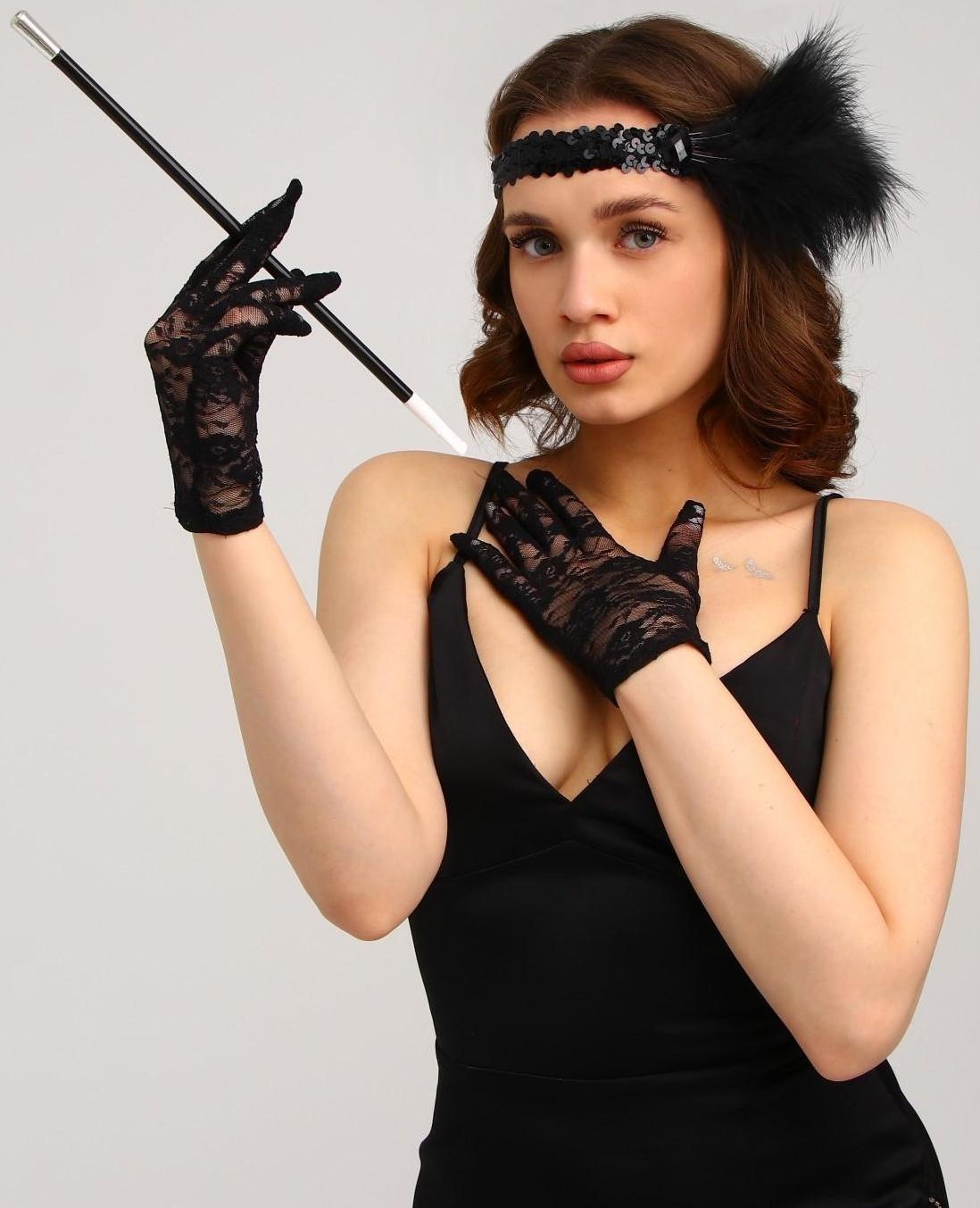 Карнавальный набор «Gangster party», повязка, перчатки, мундштук