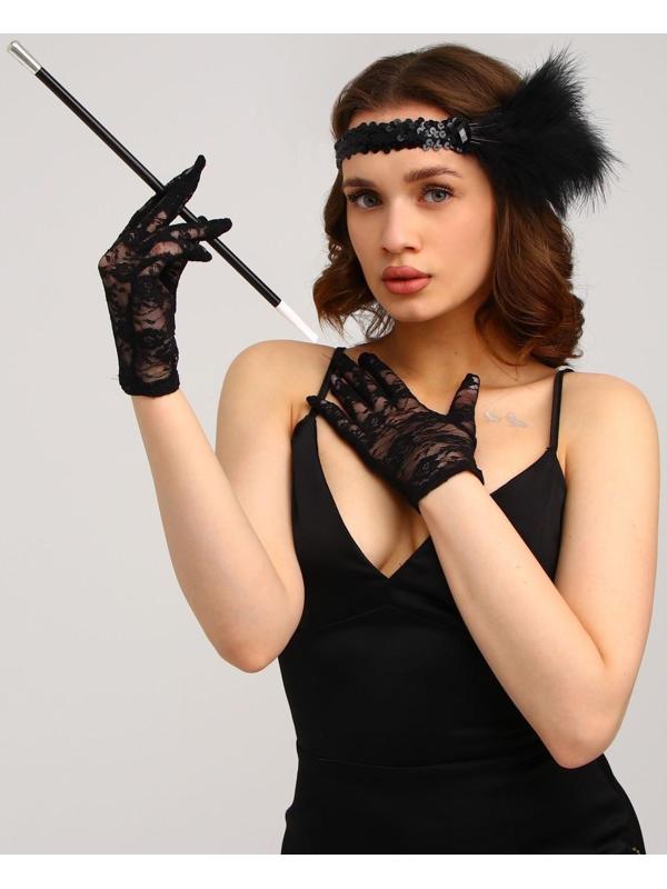 Карнавальный набор «Gangster party», повязка, перчатки, мундштук