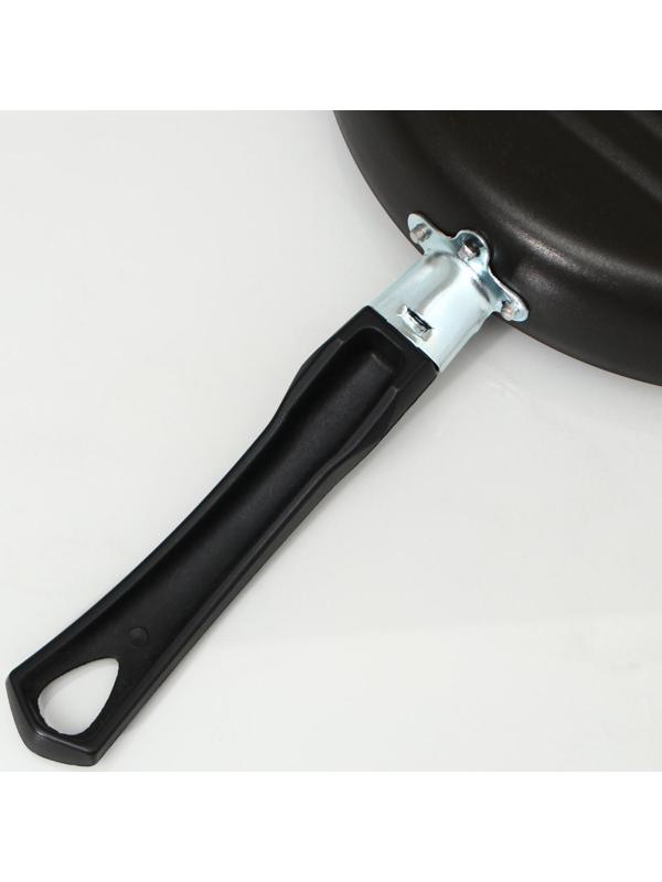 Сковорода-гриль «Хит», d=26 см, антипригарное покрытие, цвет чёрный