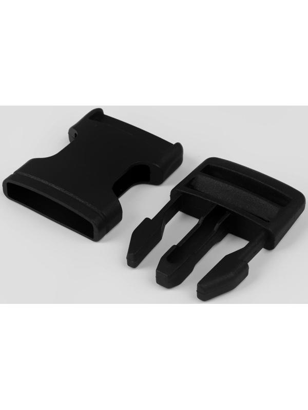 Фастекс 25 мм, нагрузка до 15 кг, 10 шт, цвет чёрный