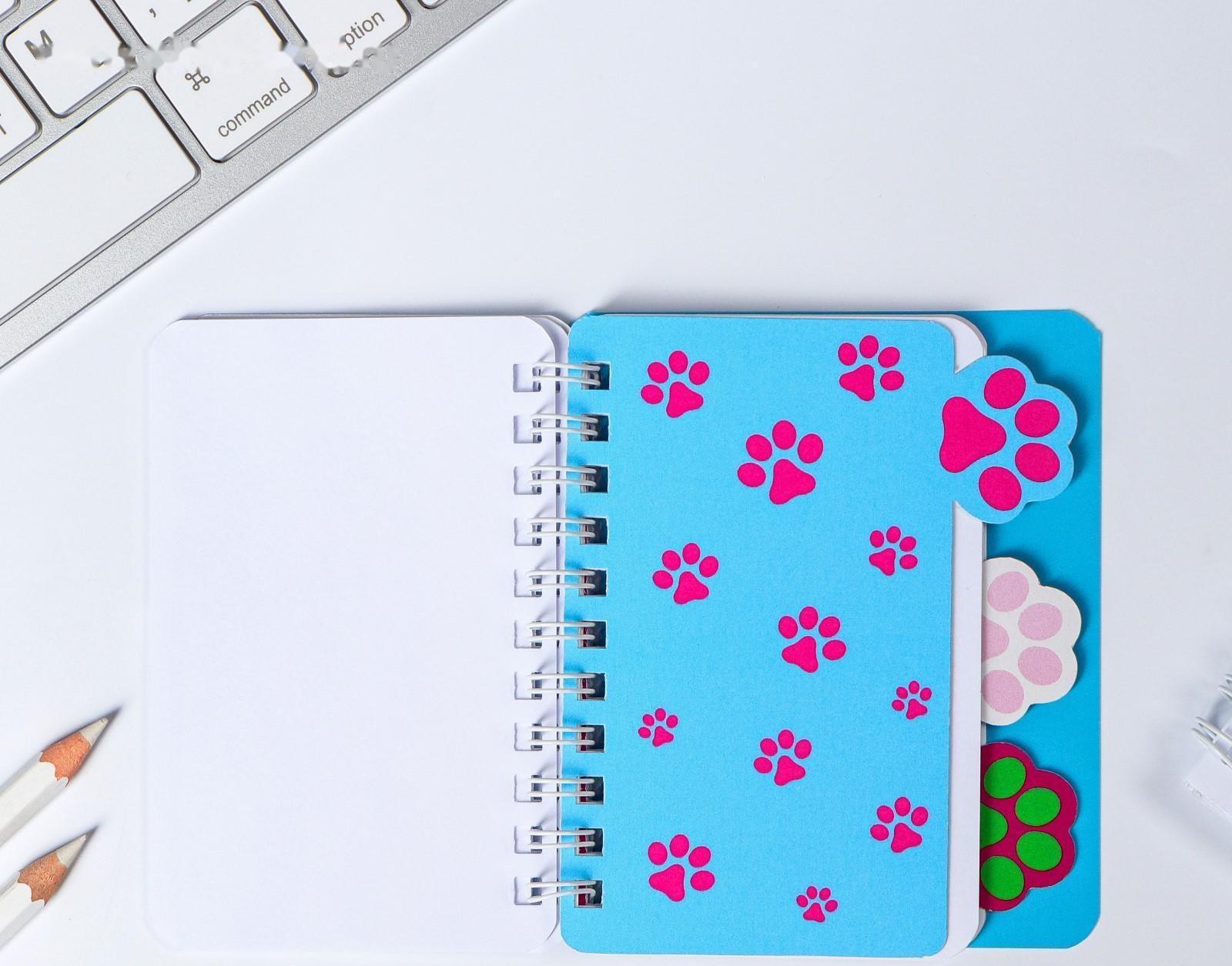 Блокнотик с разделителем «котик», А7, 40 л