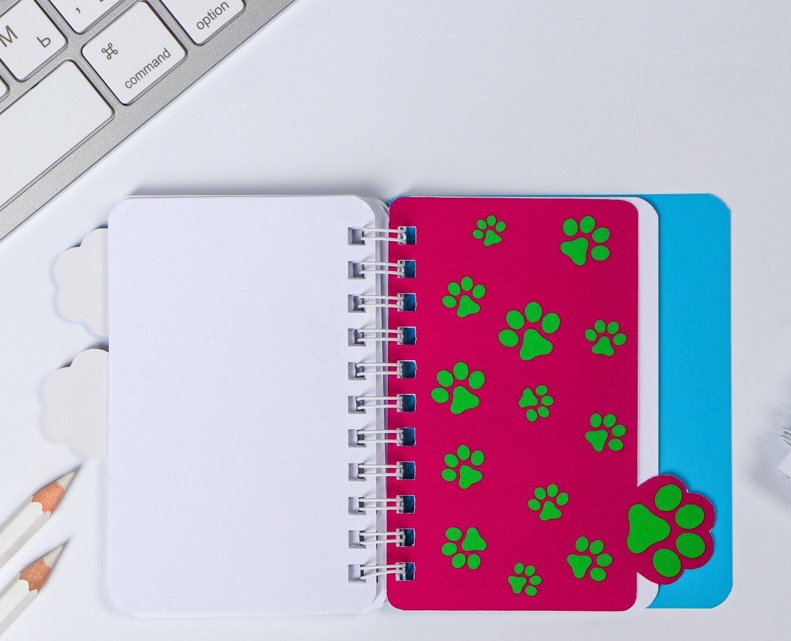 Блокнотик с разделителем «котик», А7, 40 л