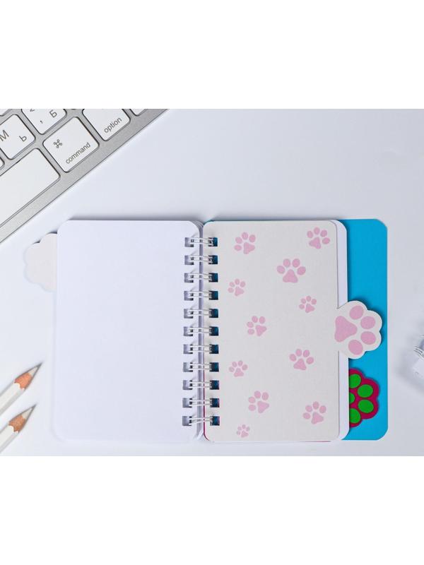 Блокнотик с разделителем «котик», А7, 40 л