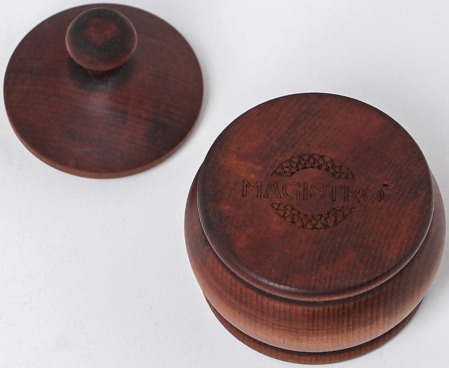 Сахарница из натуральной сосны Magistro, 150 мл, d=7 см