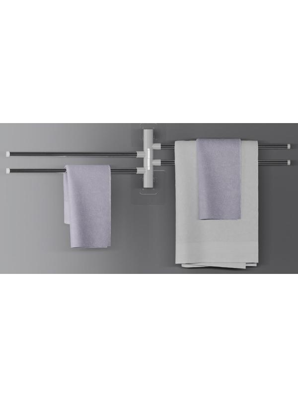 Держатель для полотенец, 4 спицы, на липучках