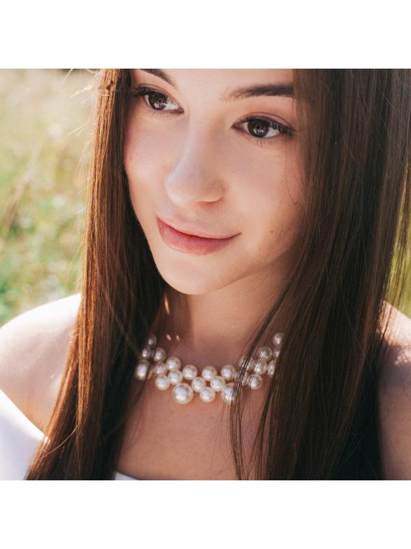 Набор 2 предмета: серьги, колье 