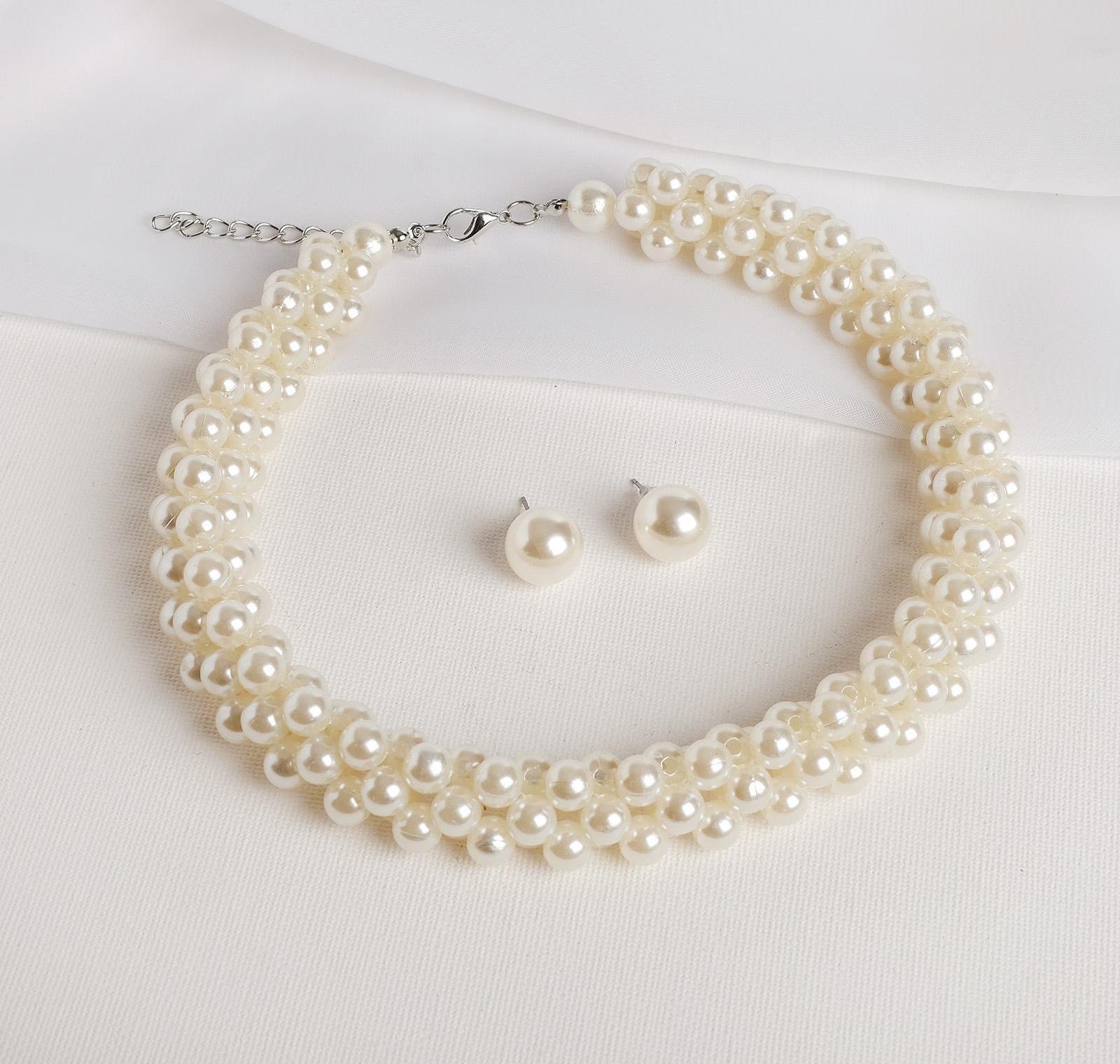 Набор 2 предмета: серьги, колье 