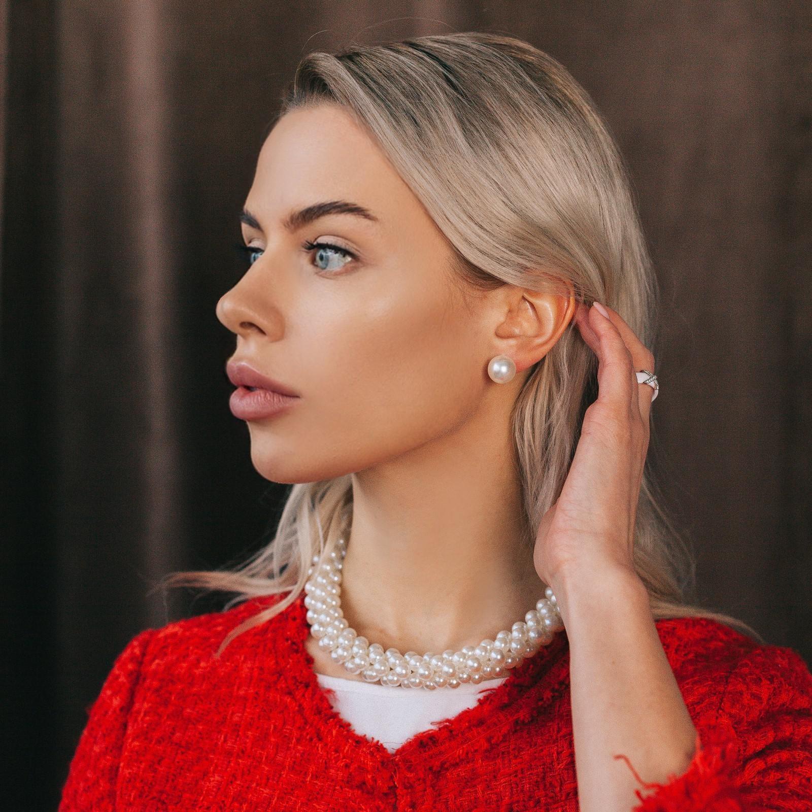 Набор 2 предмета: серьги, колье 