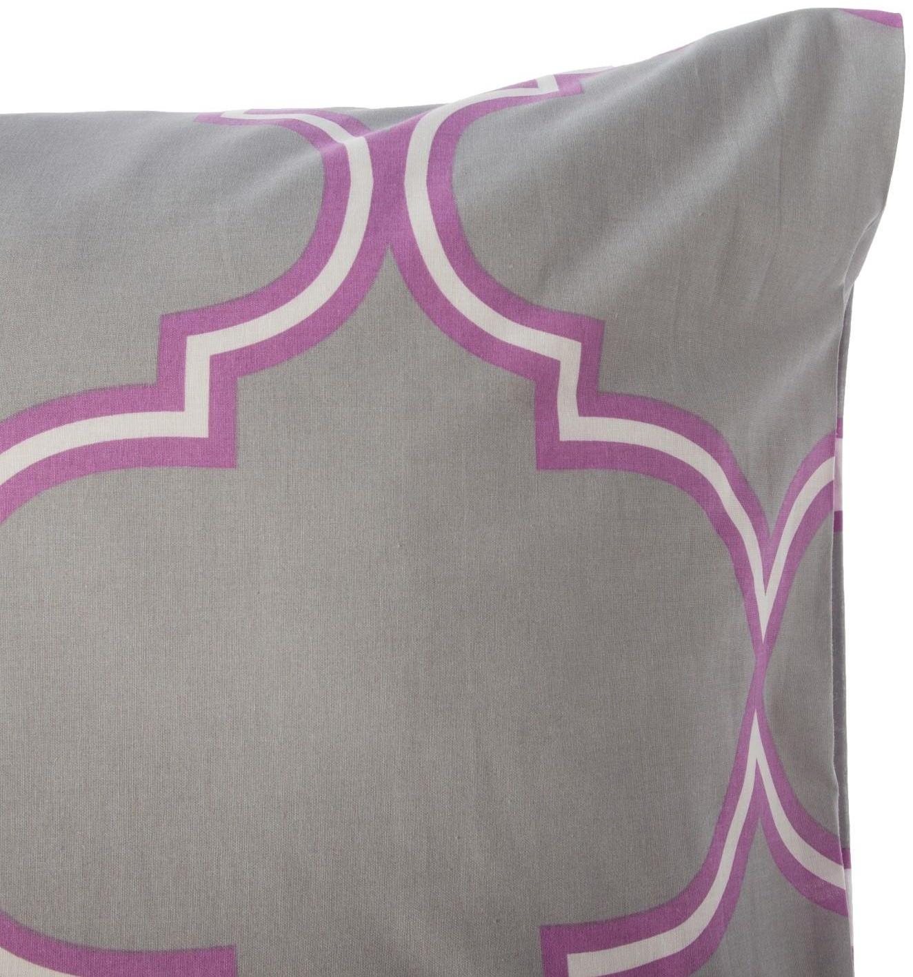Наволочка «Этель», размер 70х70 см, цвет сиреневый, поплин