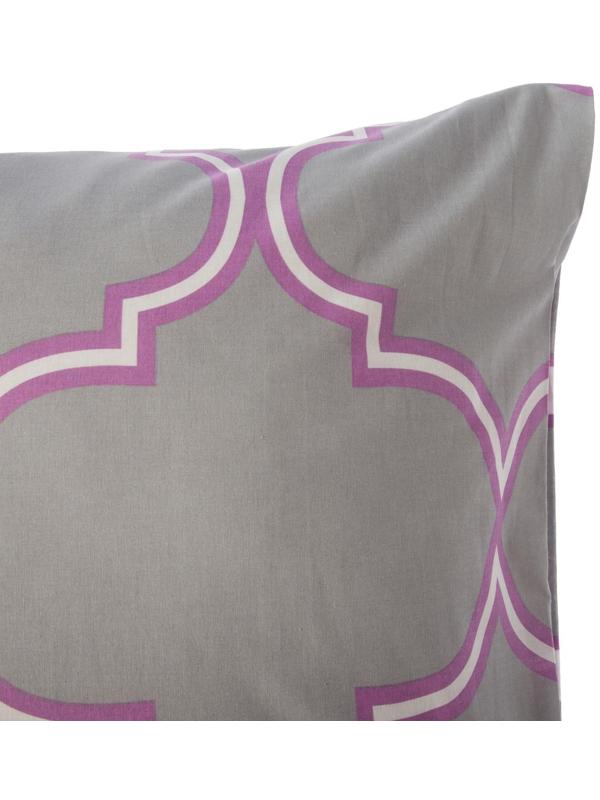 Наволочка «Этель», размер 70х70 см, цвет сиреневый, поплин