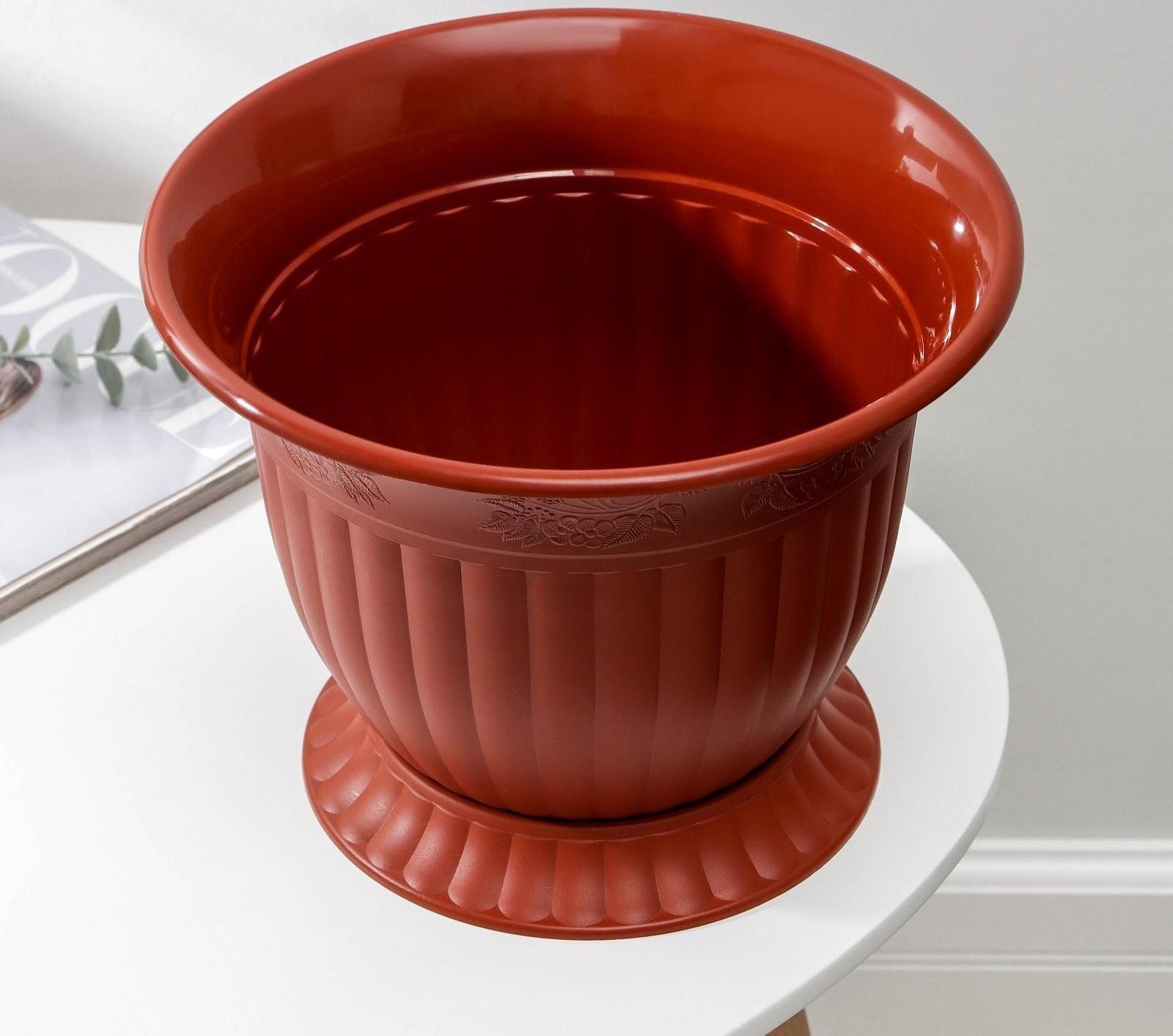 Горшок «Венеция», 5 л, цвет МИКС