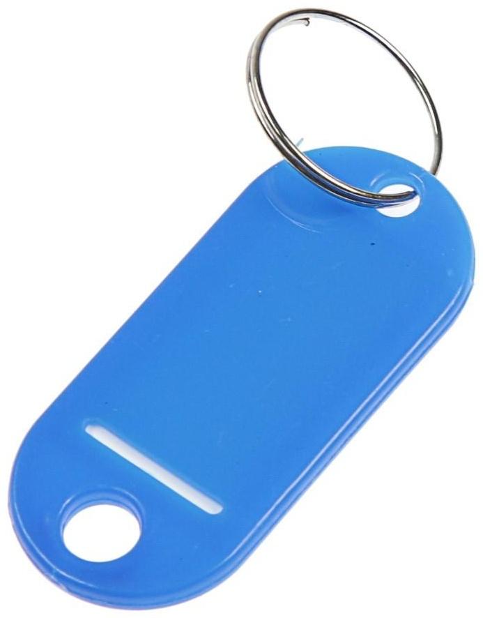 Бирка PALLADIUM для ключей, пластик, цвет микс , набор  6 шт