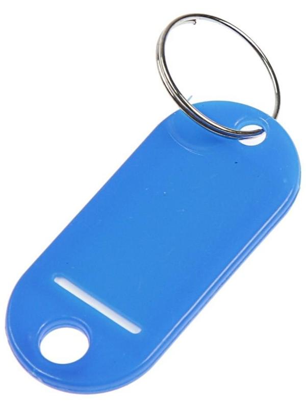 Бирка PALLADIUM для ключей, пластик, цвет микс , набор  6 шт