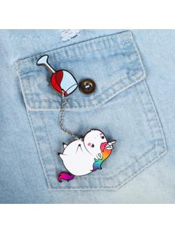 Набор значков «Беру вино на себя», 8 х 12 см