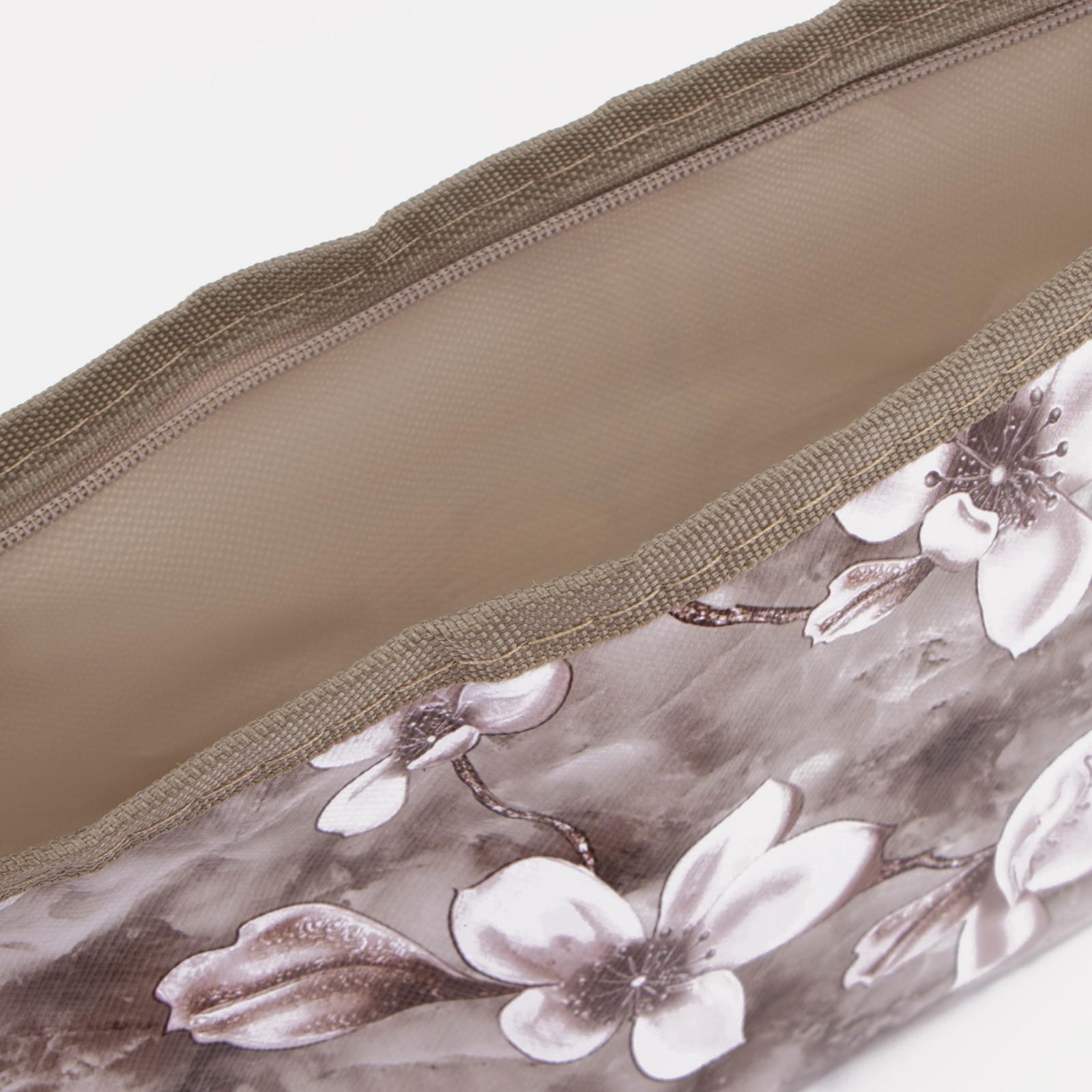 Косметичка на молнии, цвет бежевый