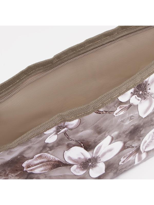 Косметичка на молнии, цвет бежевый