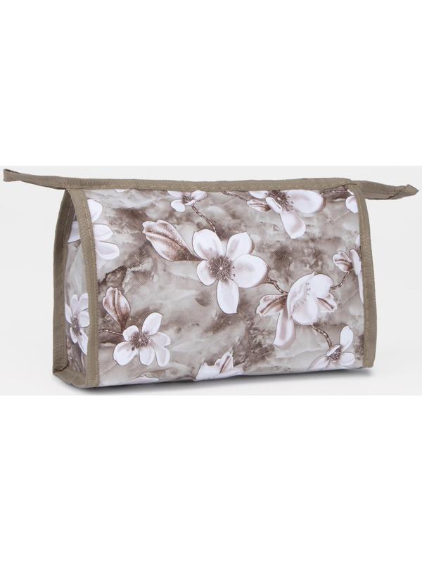 Косметичка на молнии, цвет бежевый