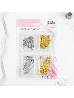 Набор булавок английских №1/№3, 60 шт