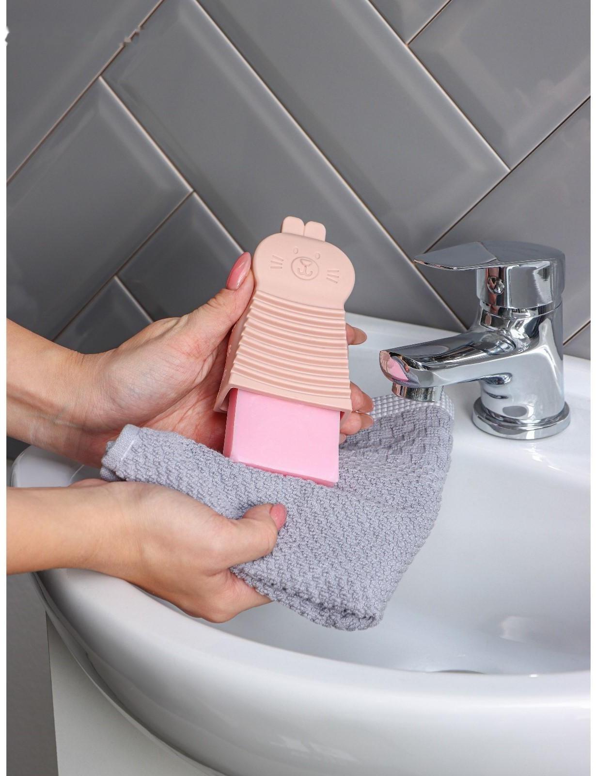 Щётка силиконовая для ручной стирки, цвет МИКС