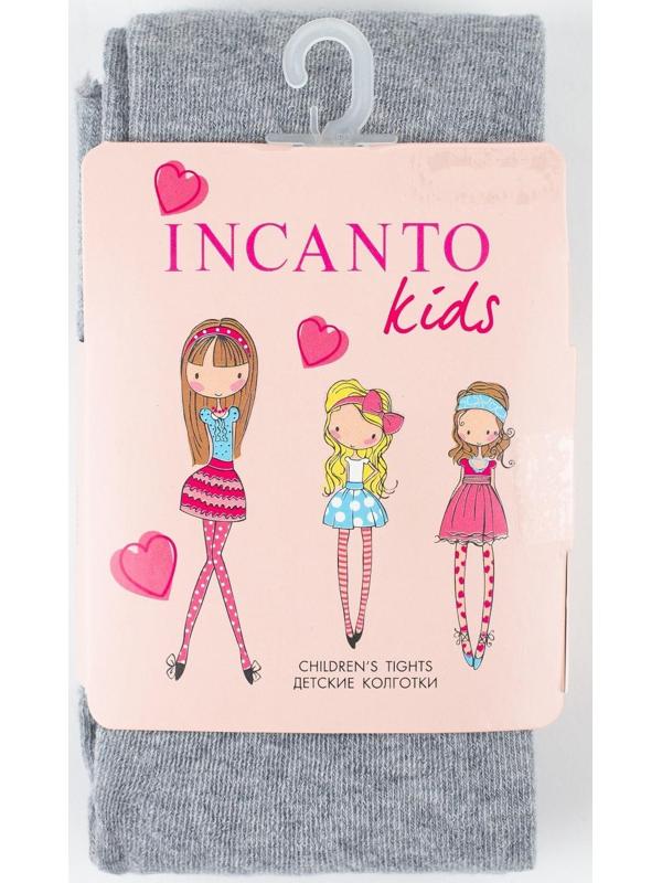 Колготки детские, цвет серый меланж (grigio melange), рост 116-122 см