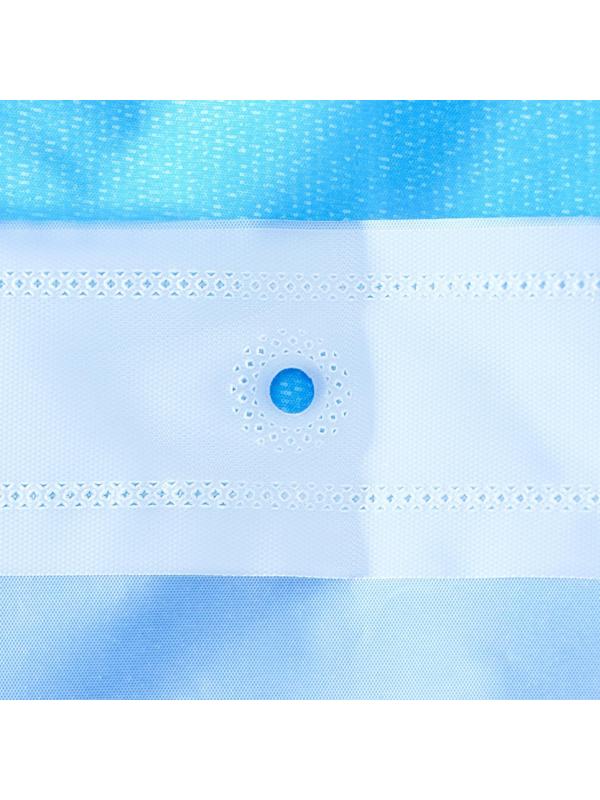 Штора для ванны Доляна «Рыбки», 180×180 см, EVA