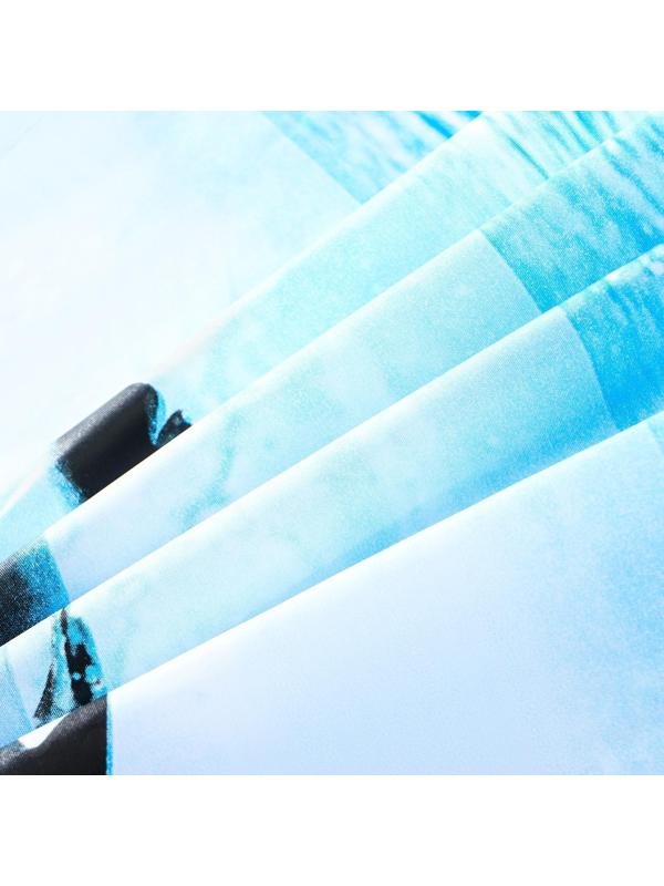 Штора для ванной комнаты Доляна «Дельфины», 180×180 см, PEVA