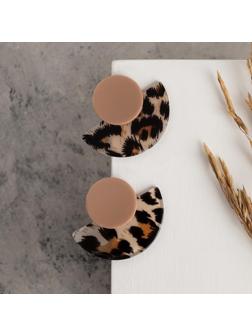 Серьги пластик 