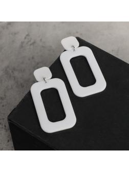 Серьги пластик 