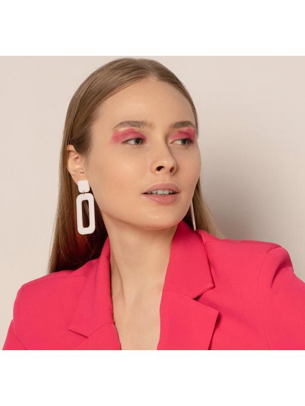 Серьги пластик 