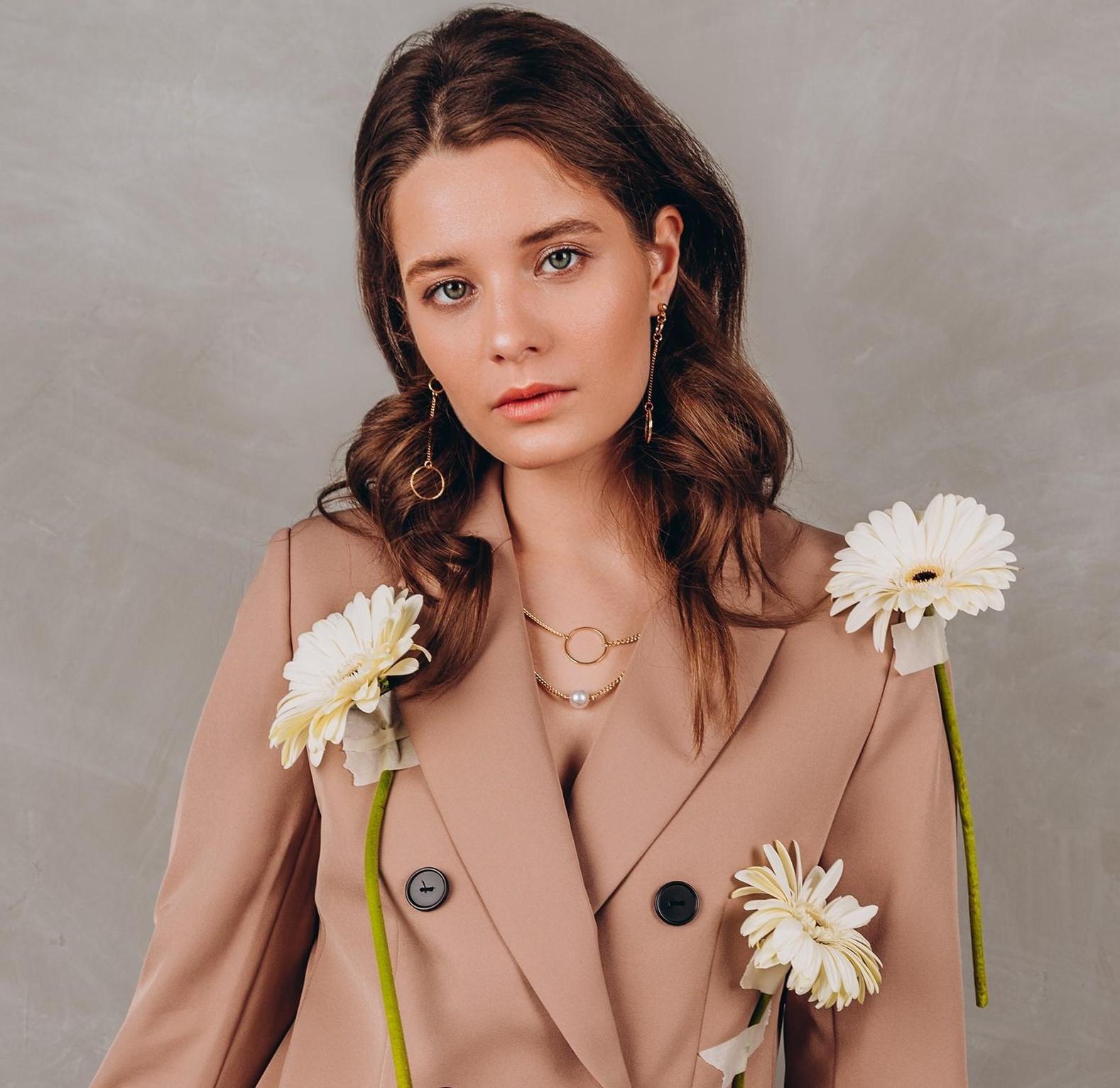 Серьги металл 