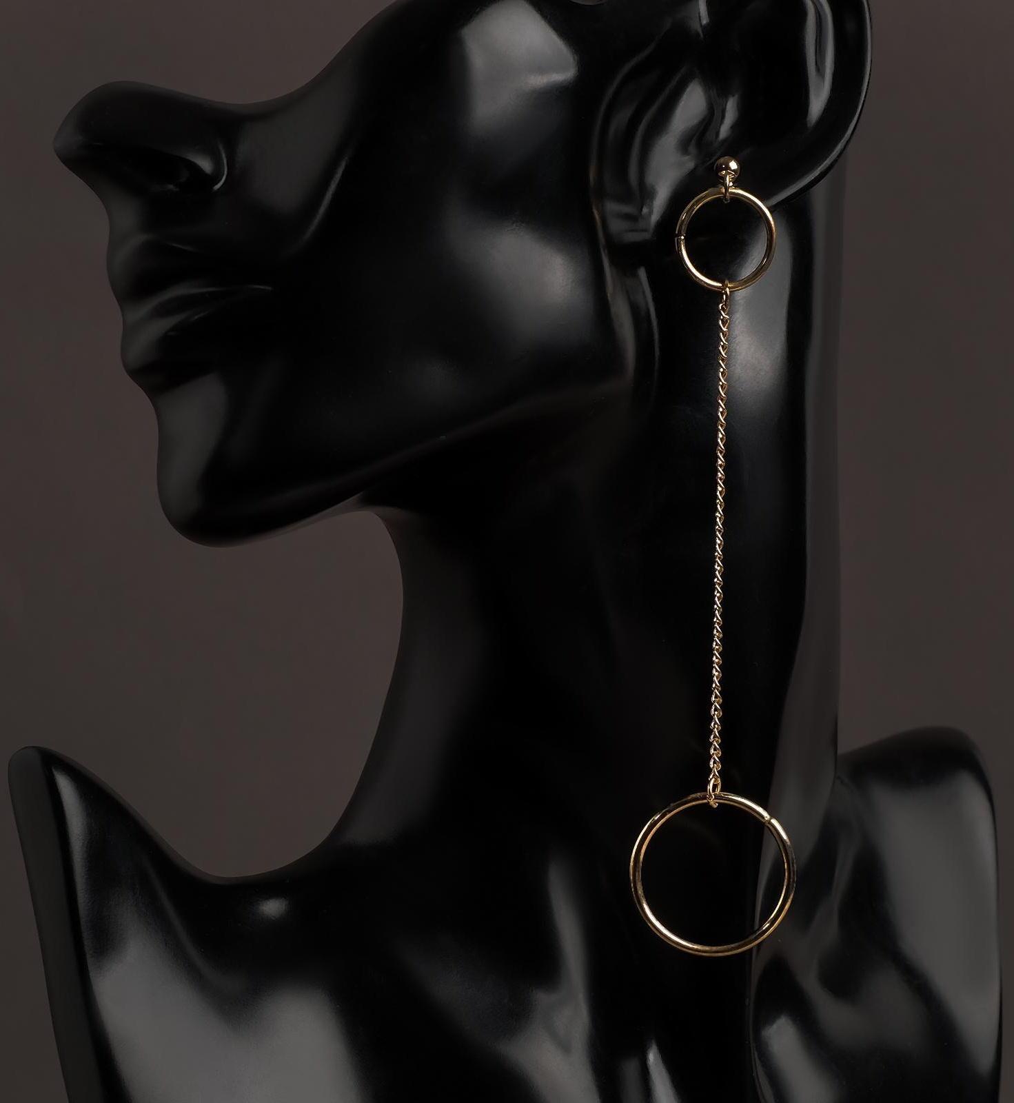 Серьги металл 