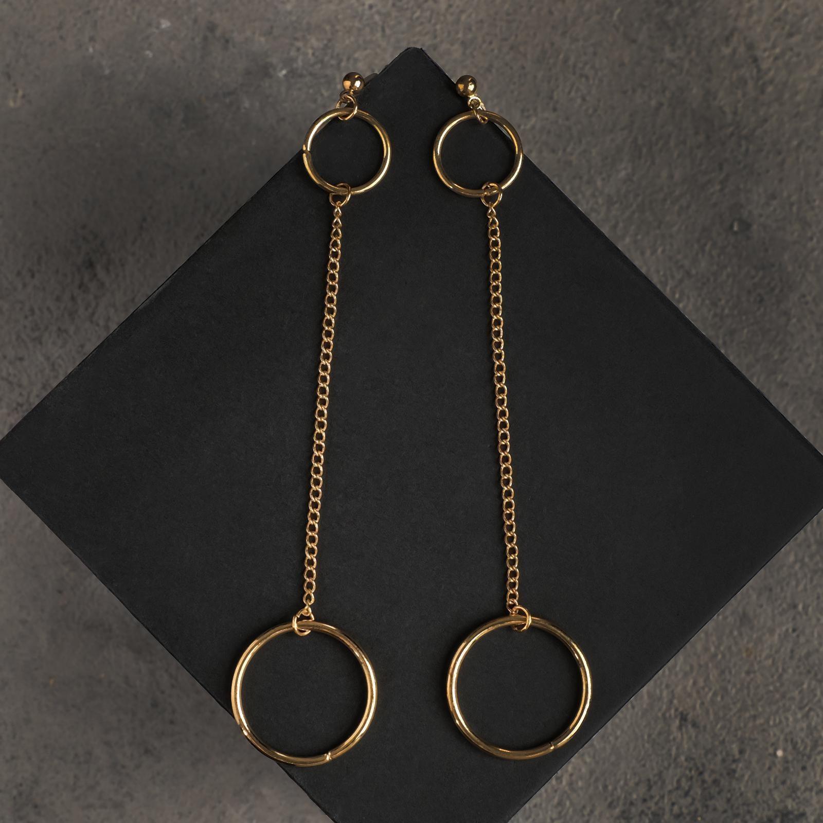 Серьги металл 