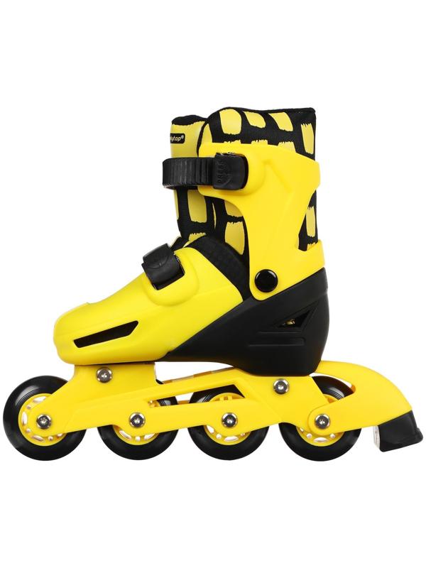 Набор ролики раздвижные + защита, размер 34-37, колёса PVC 64 мм, пластиковая рама