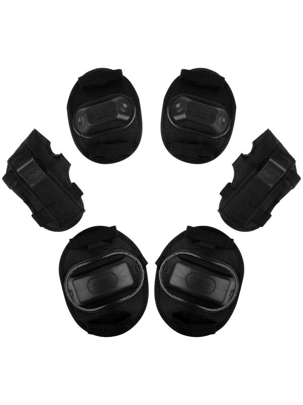 Защита роликовая, размер S, цвет чёрный