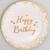 Набор бумажной посуды Happy Birthday, 6 тарелок , 1 гирлянда , 6 стаканов, 6 колпаков
