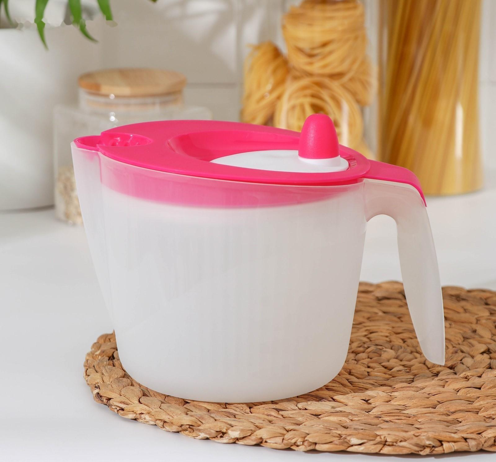 Сушилка для зелени с мерным кувшином, цвет МИКС