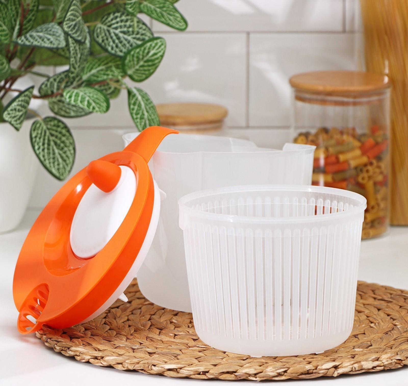 Сушилка для зелени с мерным кувшином, цвет МИКС