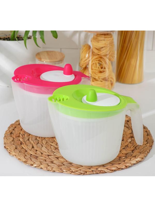 Сушилка для зелени с мерным кувшином, цвет МИКС