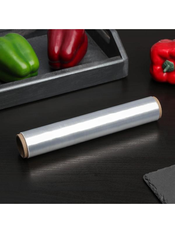 Плёнка пищевая Доляна, 22,5 см × 100 м, 8 мкм, цвет белый