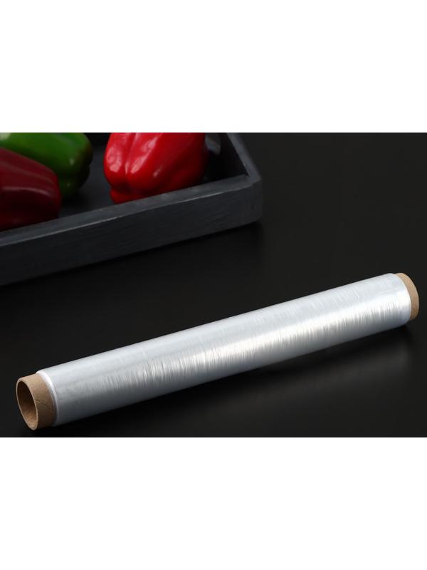 Плёнка пищевая Доляна «Доляна», 30 см × 100 м, 8 мкм, цвет белый