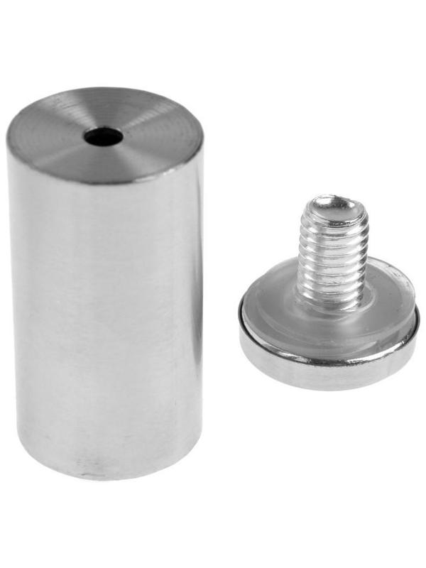 Дистанционный держатель для табличек, 25х50 мм, цвет матовый никель,набор 4 шт.