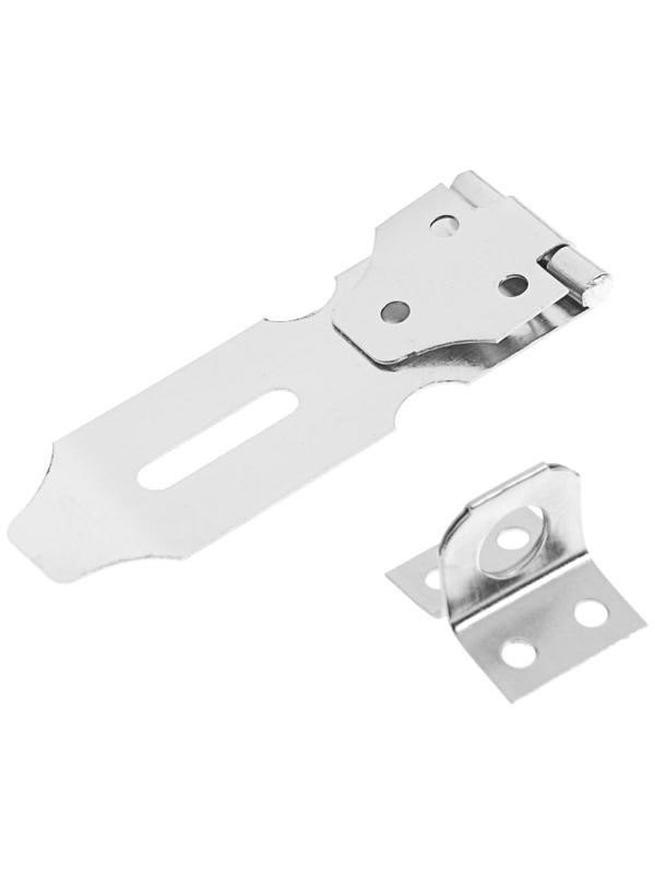 Накладка с проушиной для навесного замка, 75 мм, нержавеющая сталь