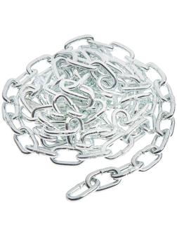 Цепь короткозвенная ТУНДРА krep, DIN766, диаметр 6 мм, сварная, оцинкованная, 3 м