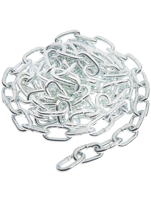 Цепь короткозвенная ТУНДРА krep, DIN766, диаметр 6 мм, сварная, оцинкованная, 3 м