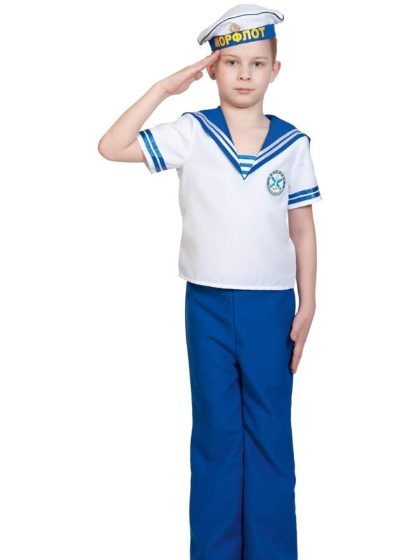 Карнавальный костюм «Морячок», детский, р. М, рост 128-134 см