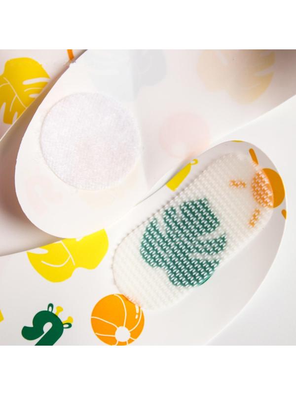 Набор нагрудников для кормления «Вкусная история» непромокаемых на липучке, 3 шт.